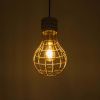 Φωτιστικό οροφής κρεμαστό Durant 01325 grey-gold globostar