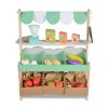 Ξύλινος πάγκος σούπερ μάρκετ με λαχανικά 4425 moni toys