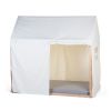 Κάλυμμα κρεβατιού tipi house natural 70x140 cm white Childhome