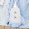 Κουβέρτα αγκαλιάς με κουκλάκι Πύραυλος white-ciel borea