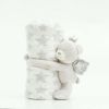 Κουβέρτα αγκαλιάς σετ κουκλάκι Angel Bear grey borea