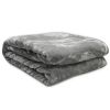 Κουβέρτα βελουτέ μονή 160x220cm - Grey