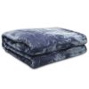 Κουβέρτα βελουτέ υπέρδιπλη 220x240cm - Blue