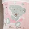 Κουβέρτα κούνιας Blue Moon pink borea