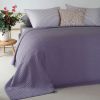 Κουβέρτα πικέ υπέρδιπλη Patmos dark lilac melinen