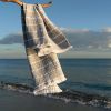 Πετσέτα θαλάσσης peshtemal Beach Suit 570/34 water grey gofis home