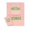 Πετσέτες σετ 3τμχ Art 3306 pink beauty home