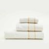 Πετσέτες σετ 3τμχ Callista white borea