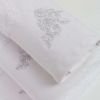 Πετσέτες σετ 3τμχ Τριαντάφυλλο white borea