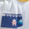 Παιδικές πετσέτες σετ Busters white-blue rythmos