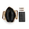 Τσάντα αλλαγής Chestnut Leather Elodie details