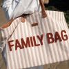 Τσάντα αλλαγής Family Bag Stripes nude-terracotta Childhome