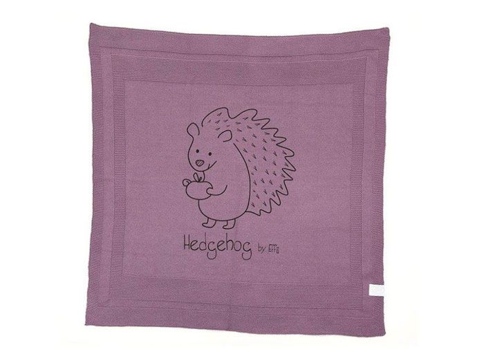 Βαμβακερή πλεκτή αγκαλιάς κουβέρτα Hedgehog Effii