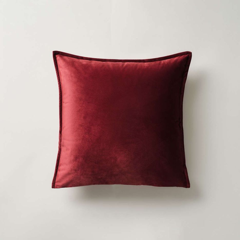 Διακοσμητική μαξιλαροθήκη Winter 710/02 red velvet 43x43cm gofis home