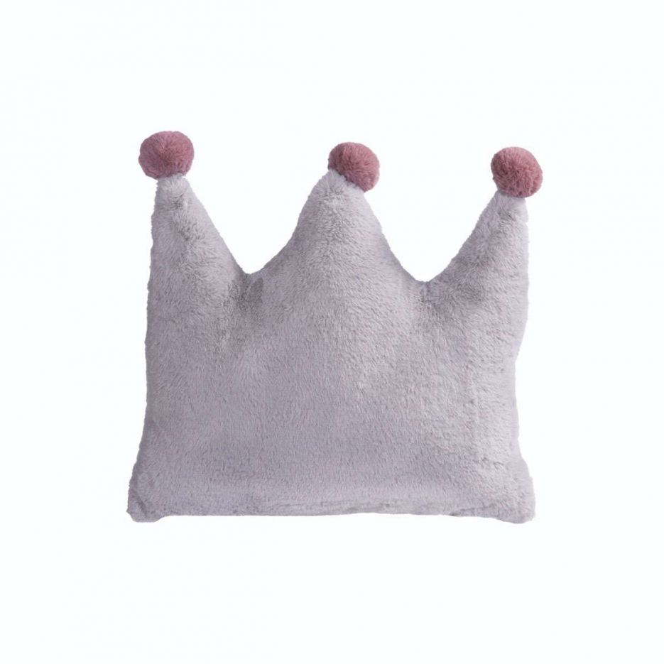 Διακοσμητικό μαξιλάρι Baby Crown grey 40x40cm nef nef