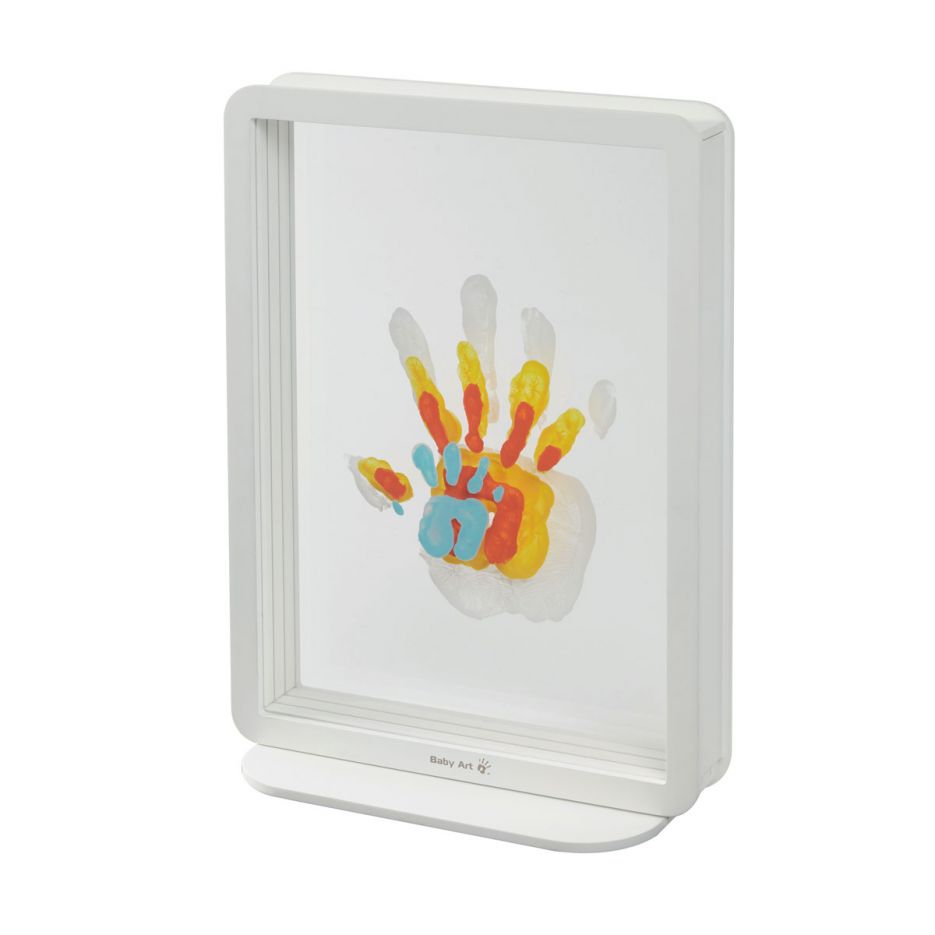 Κορνίζα αποτύπωμα χεριών Family touch white Baby Art