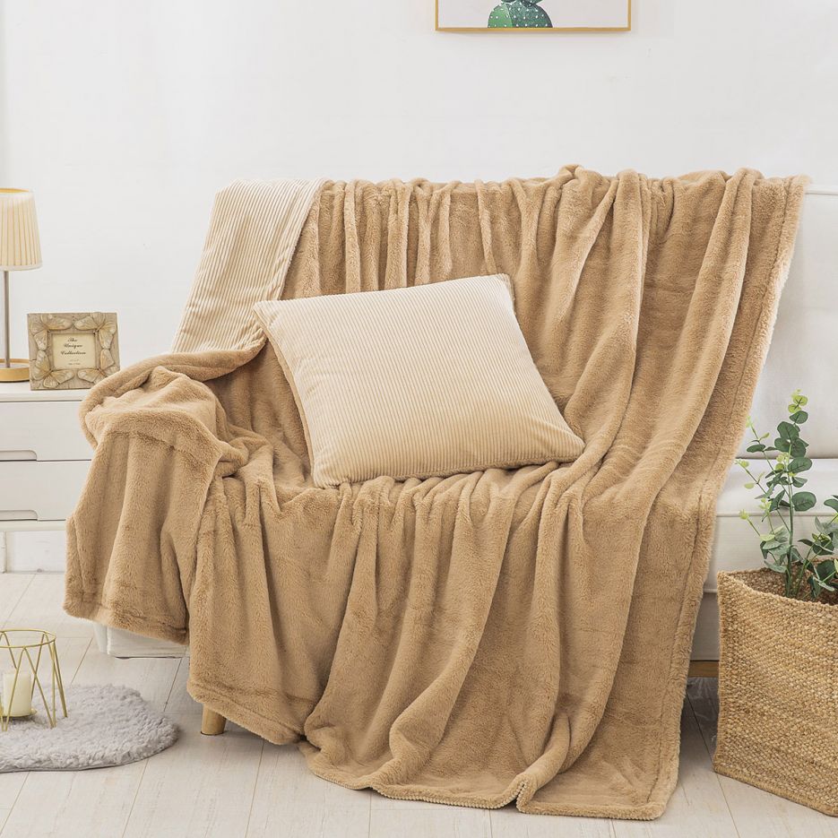Κουβέρτα καναπέ ριχτάρι Addictive Art 8404 beige beauty home