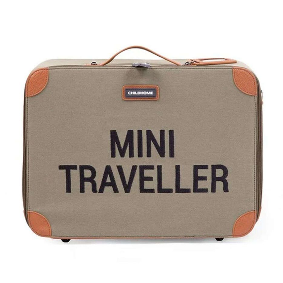 Παιδική βαλίτσα Mini Traveller canvas kaki Childhome