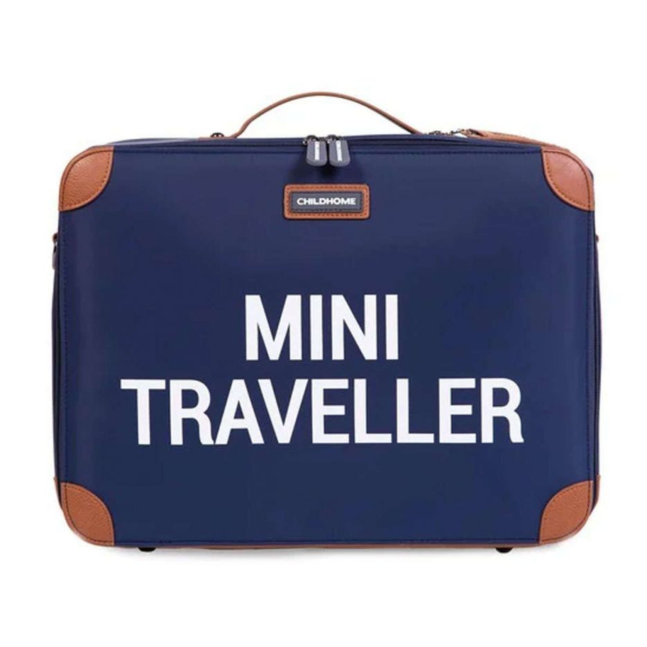 Παιδική βαλίτσα Mini Traveller navy-white Childhome