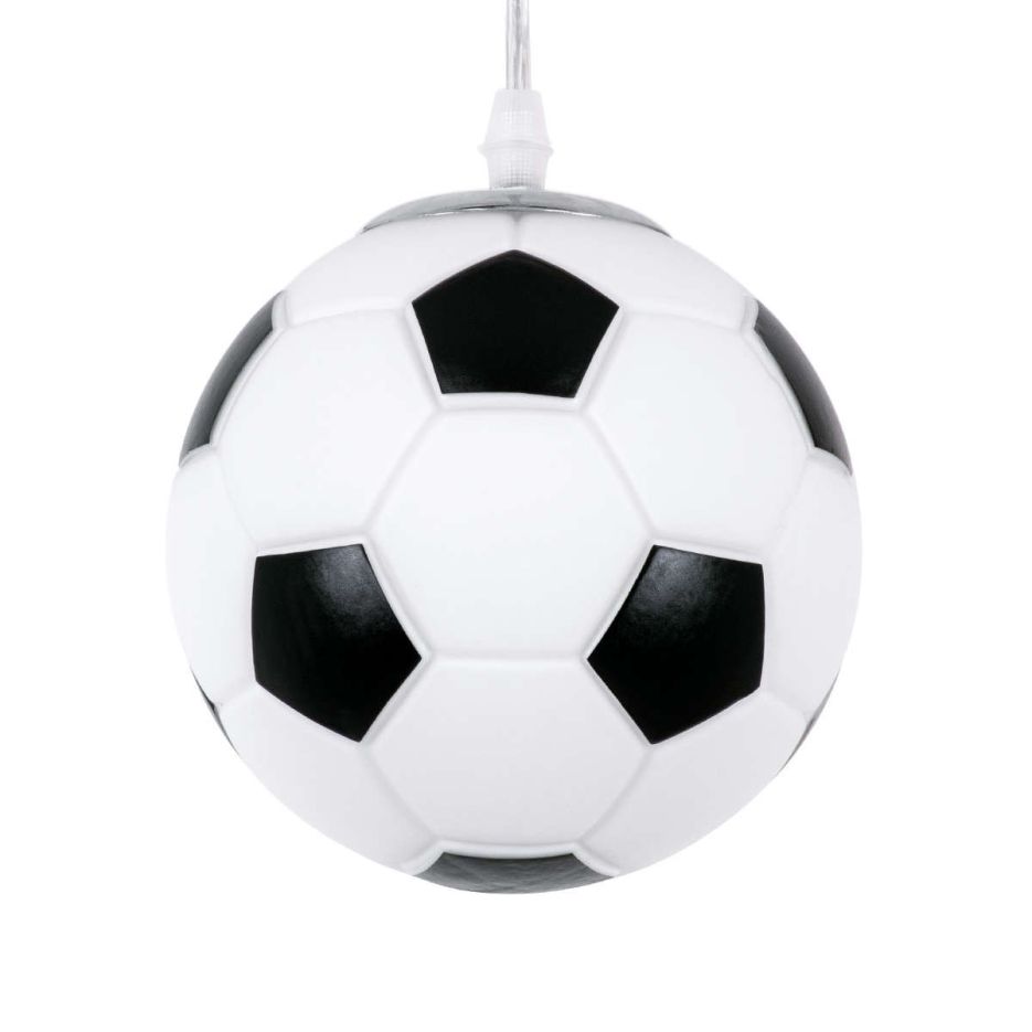 Παιδικό φωτιστικό οροφής κρεμαστό Football 00643 white-black globostar
