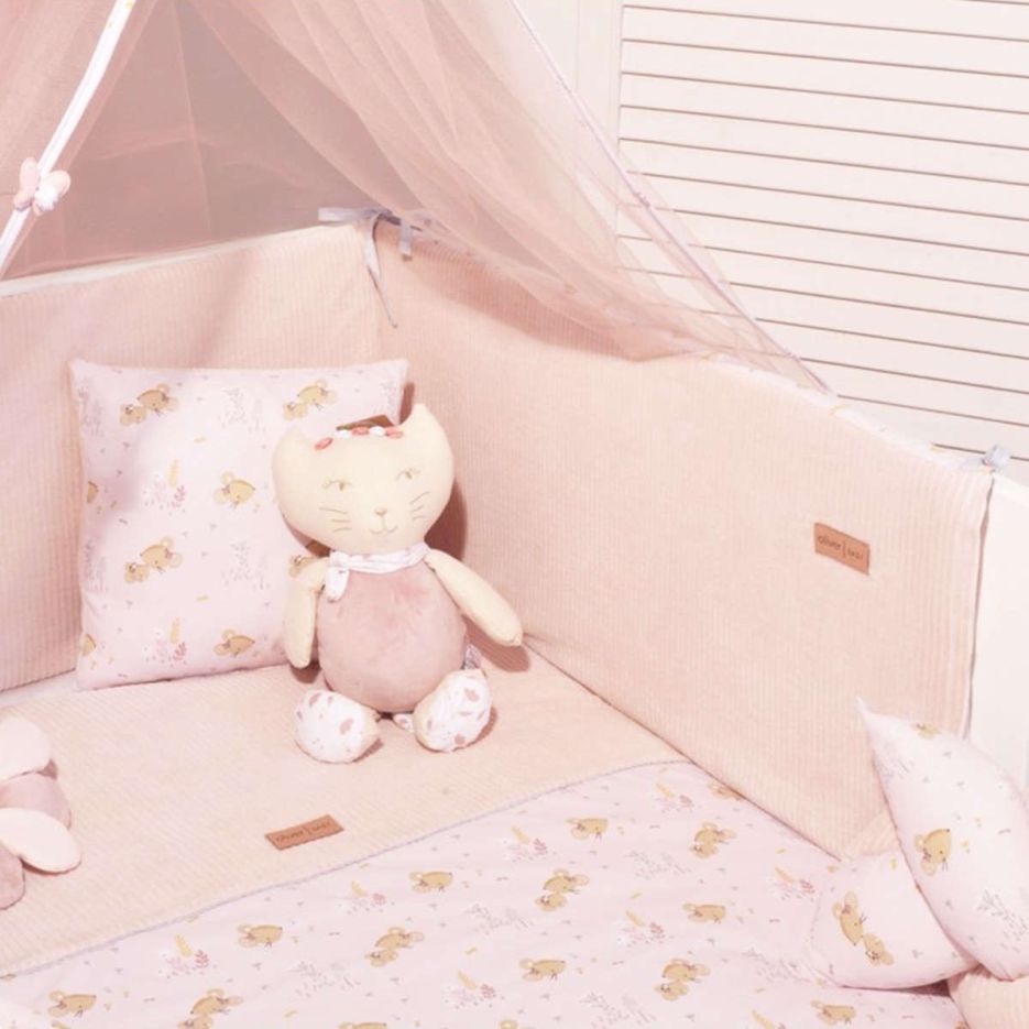 Πάντα κούνιας des.412 pink baby oliver