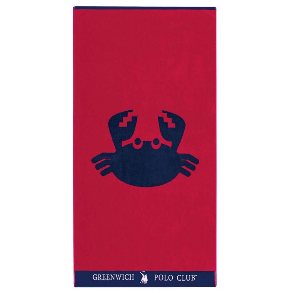 Πετσέτα θαλάσσης 3660 blue-red greenwich polo club