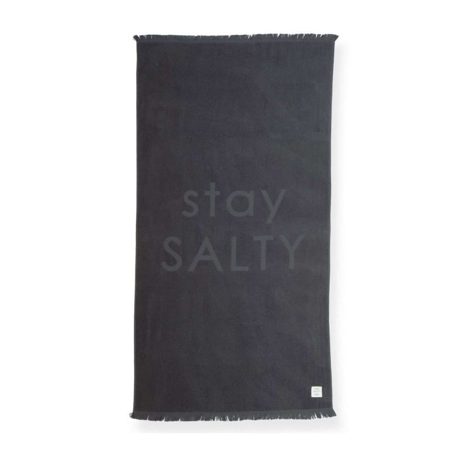 Πετσέτα θαλάσσης Stay Salty grey nef nef