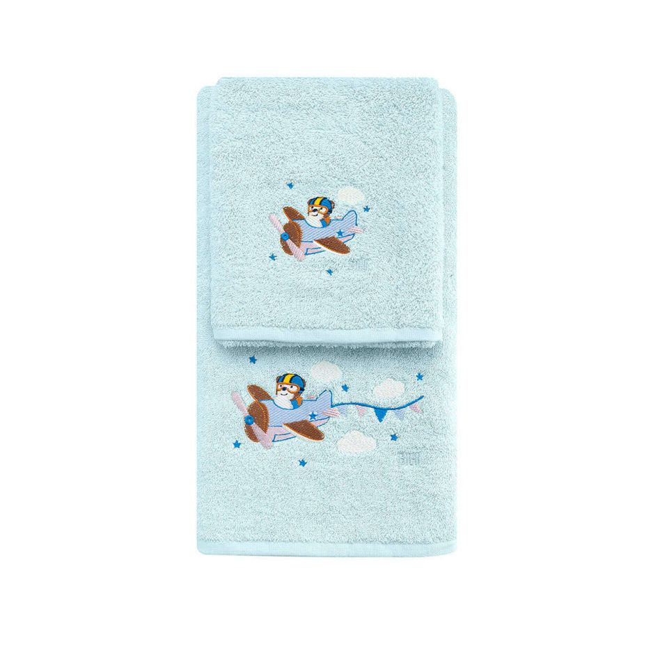 Παιδικές πετσέτες σετ Art 5203 light blue beauty home