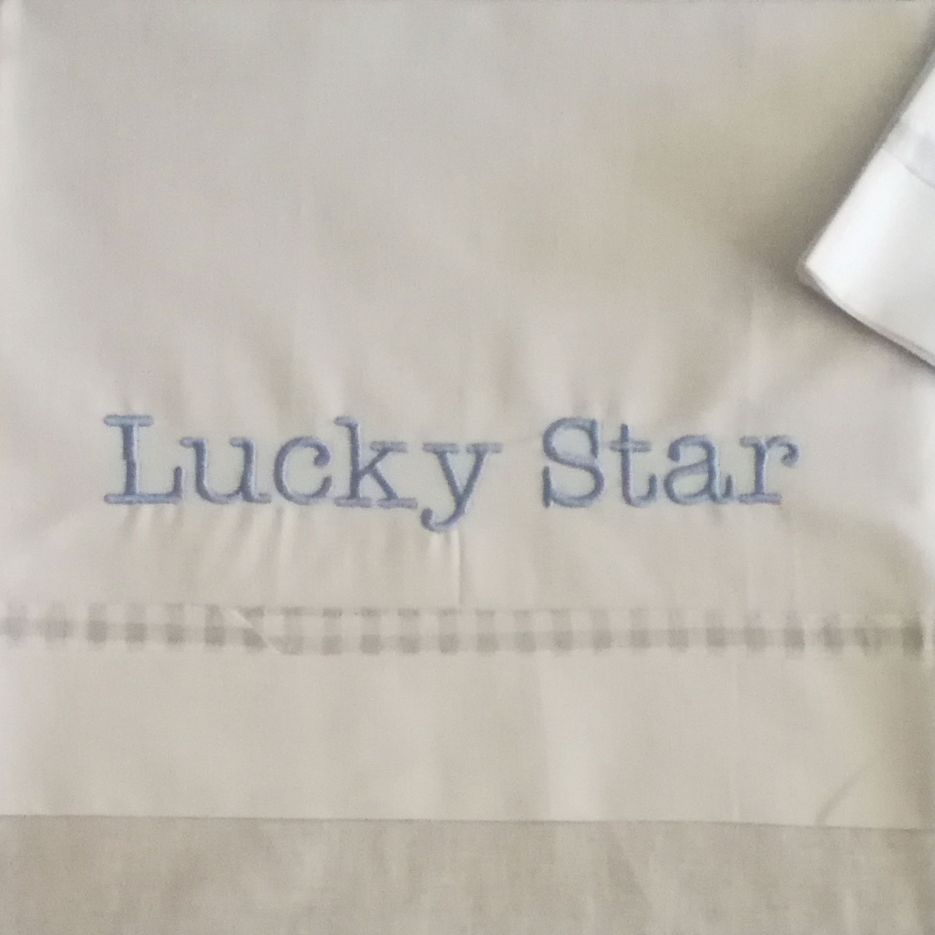 Σεντόνια λίκνου Lucky star blue des.309 baby oliver