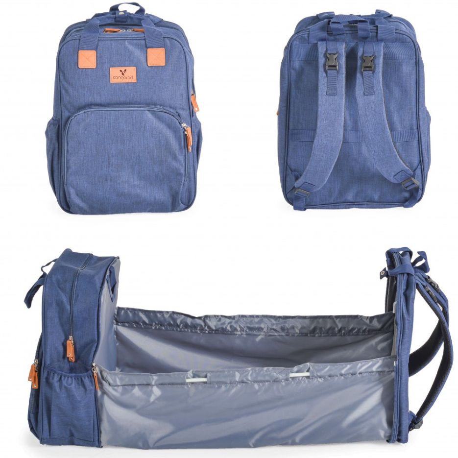 Τσάντα αλλαγής 2 σε 1 Liana blue cangaroo