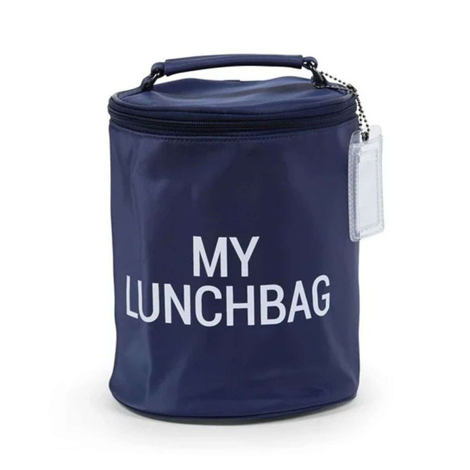 Τσάντα με ισοθερμική επένδυση My Lunch Bag  navy-white Childhome