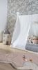 Κάλυμμα κρεβατιού tipi house natural-white 90x200 cm white Childhome