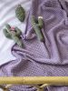 Πλεκτή κουβέρτα Twine lilac nima