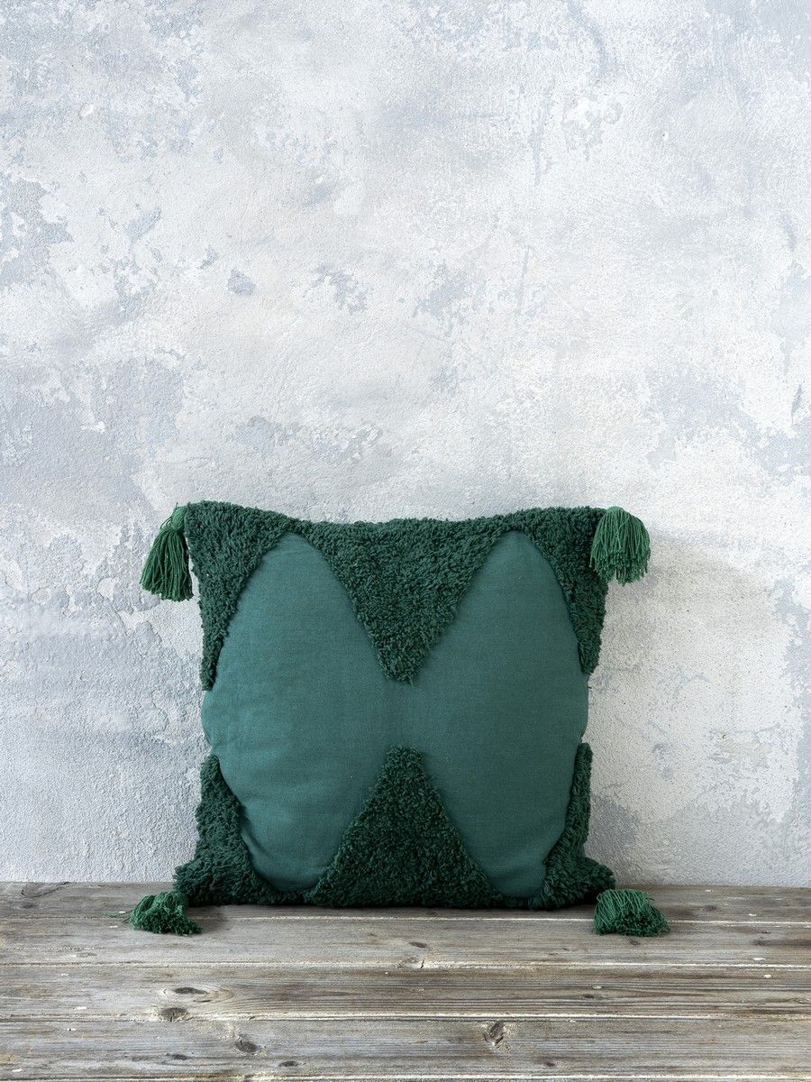 Διακοσμητικό μαξιλάρι Amadeo 45x45cm dark green nima