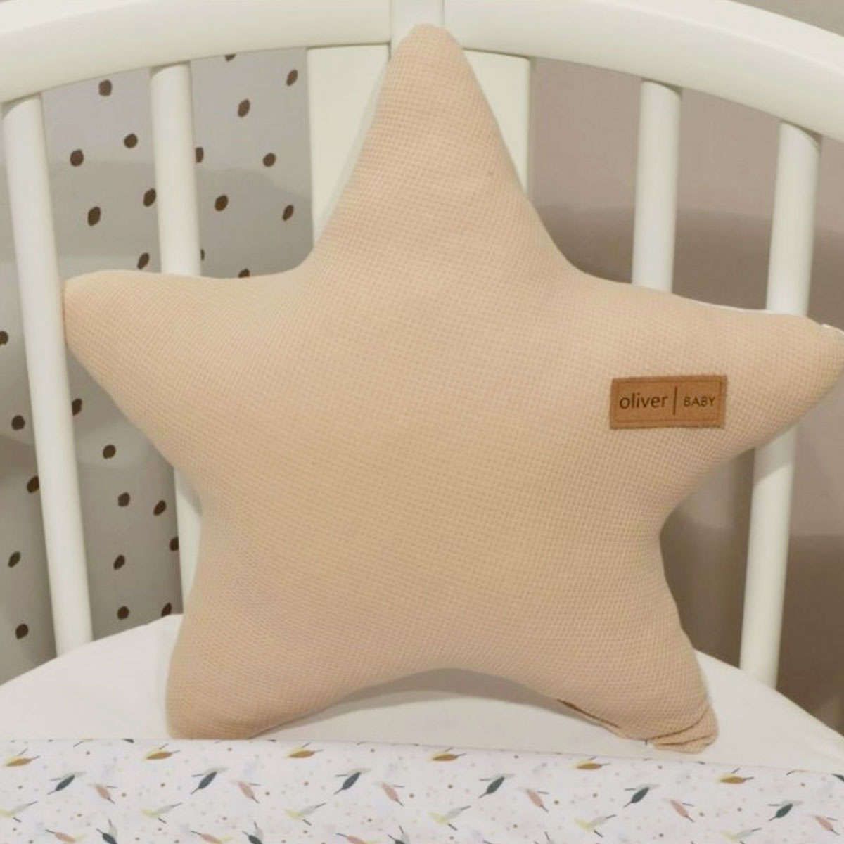 Διακοσμητικό μαξιλάρι Αστέρι des.404 beige baby oliver