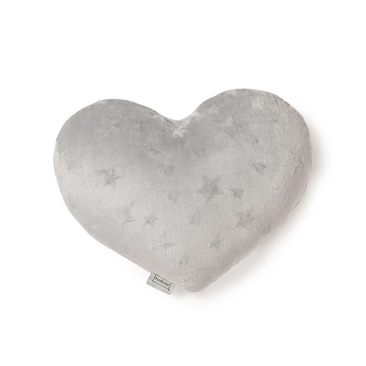 Διακοσμητικό μαξιλάρι Starito Heart silver melinen