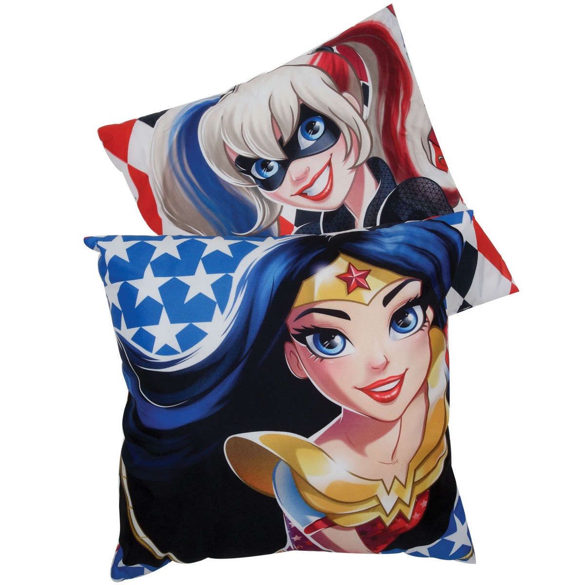 Διακοσμητικό μαξιλάρι Super Hero Girls 5504 red-blue-gold das home