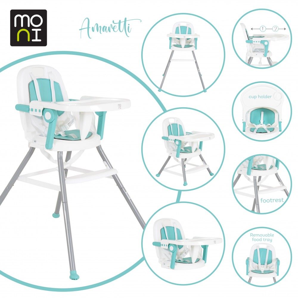 Καρέκλα φαγητού Amaretti mint moni