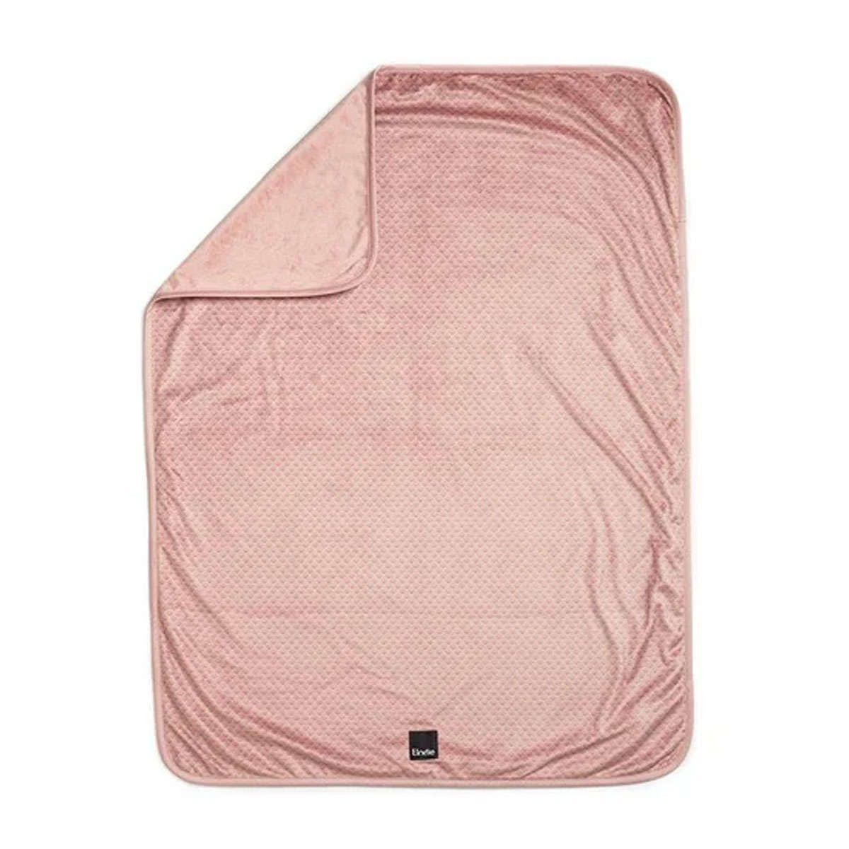 Κουβέρτα βελουτέ pearl velvet Pink Nouveau Elodie details