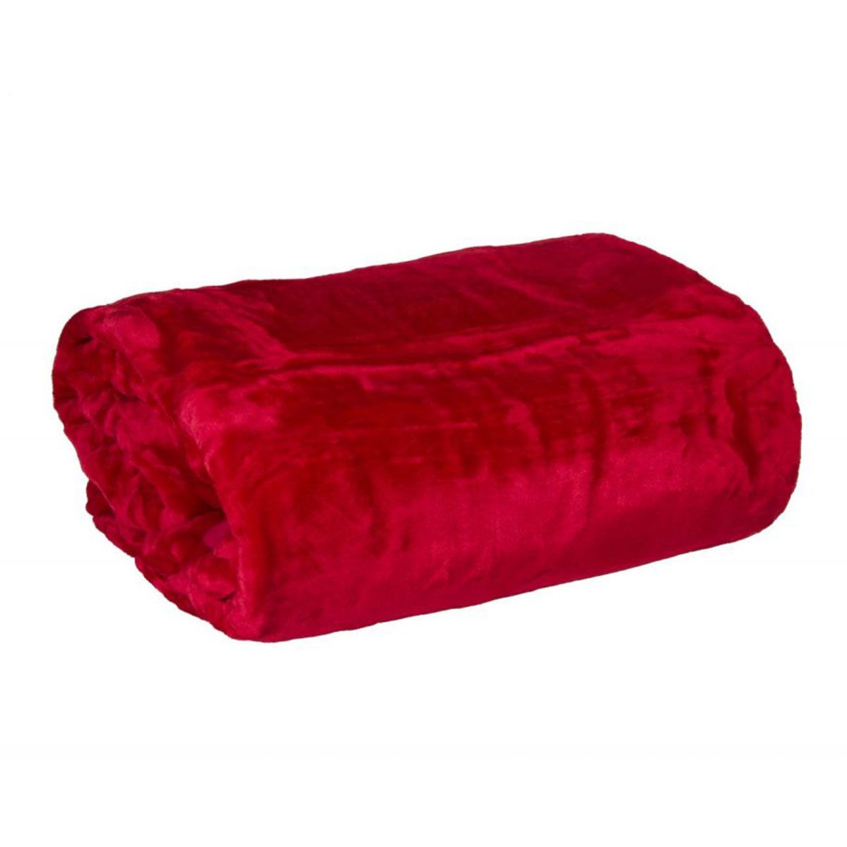Κουβέρτα βελουτέ υπέρδιπλη 6300 red astron