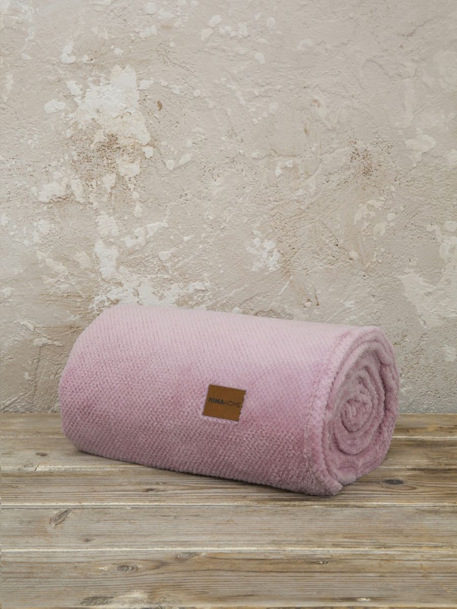 Κουβέρτα καναπέ Mellow pink nima