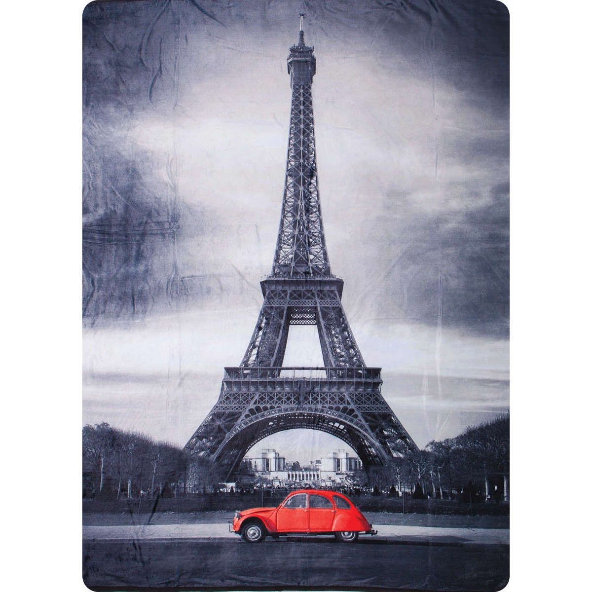 Κουβέρτα μονή 3D Eiffel grey borea
