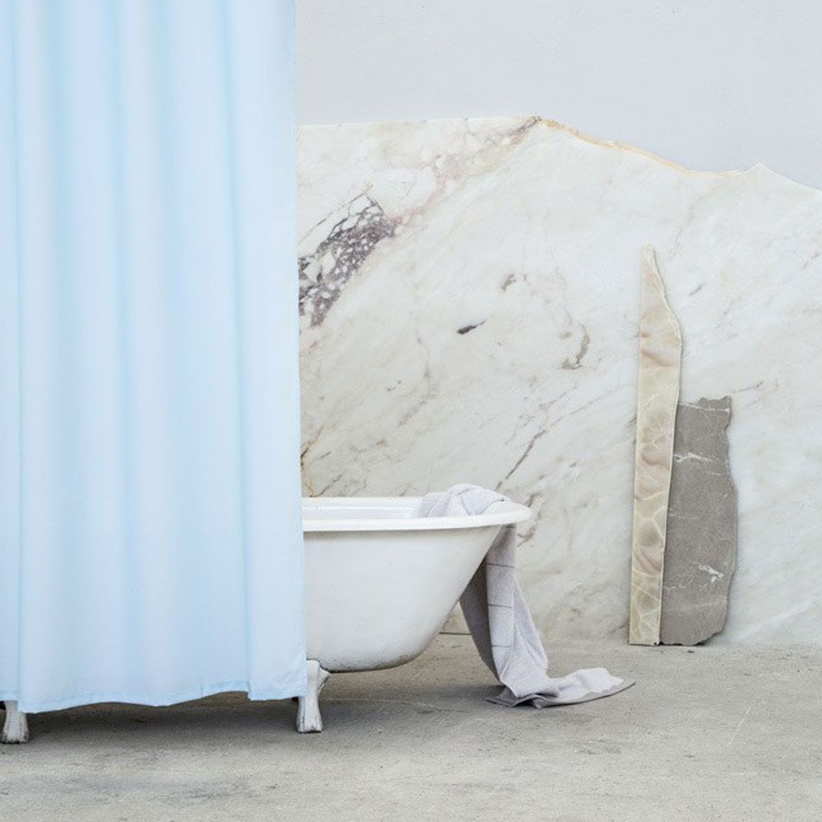 Κουρτίνα μπάνιου Essential blue nima