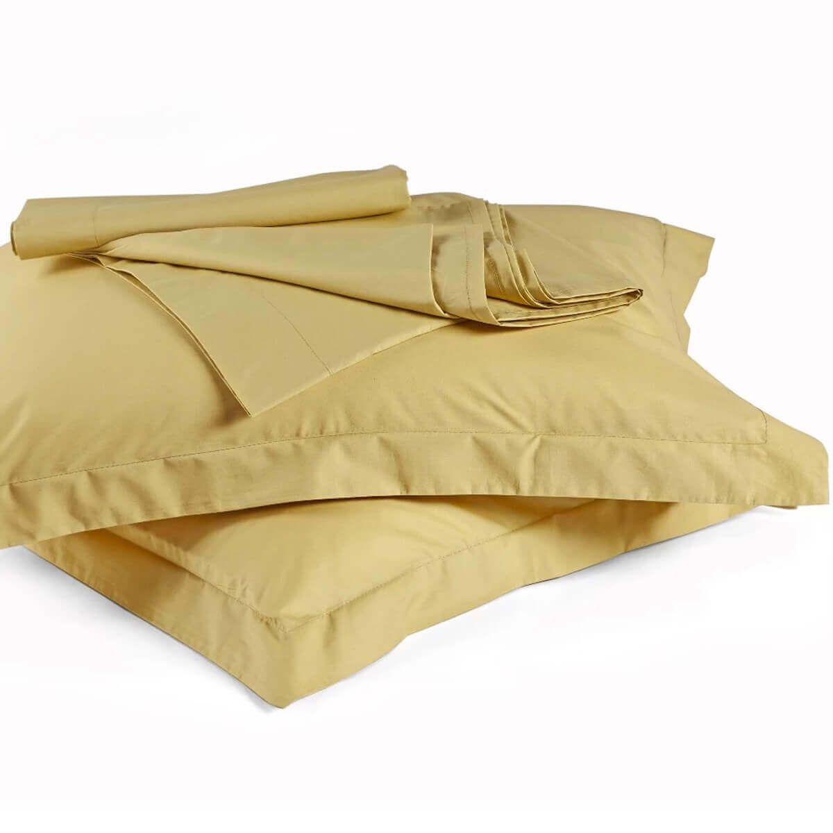 Μαξιλαροθήκες σετ 2τμχ True Col 1025 ochre kentia