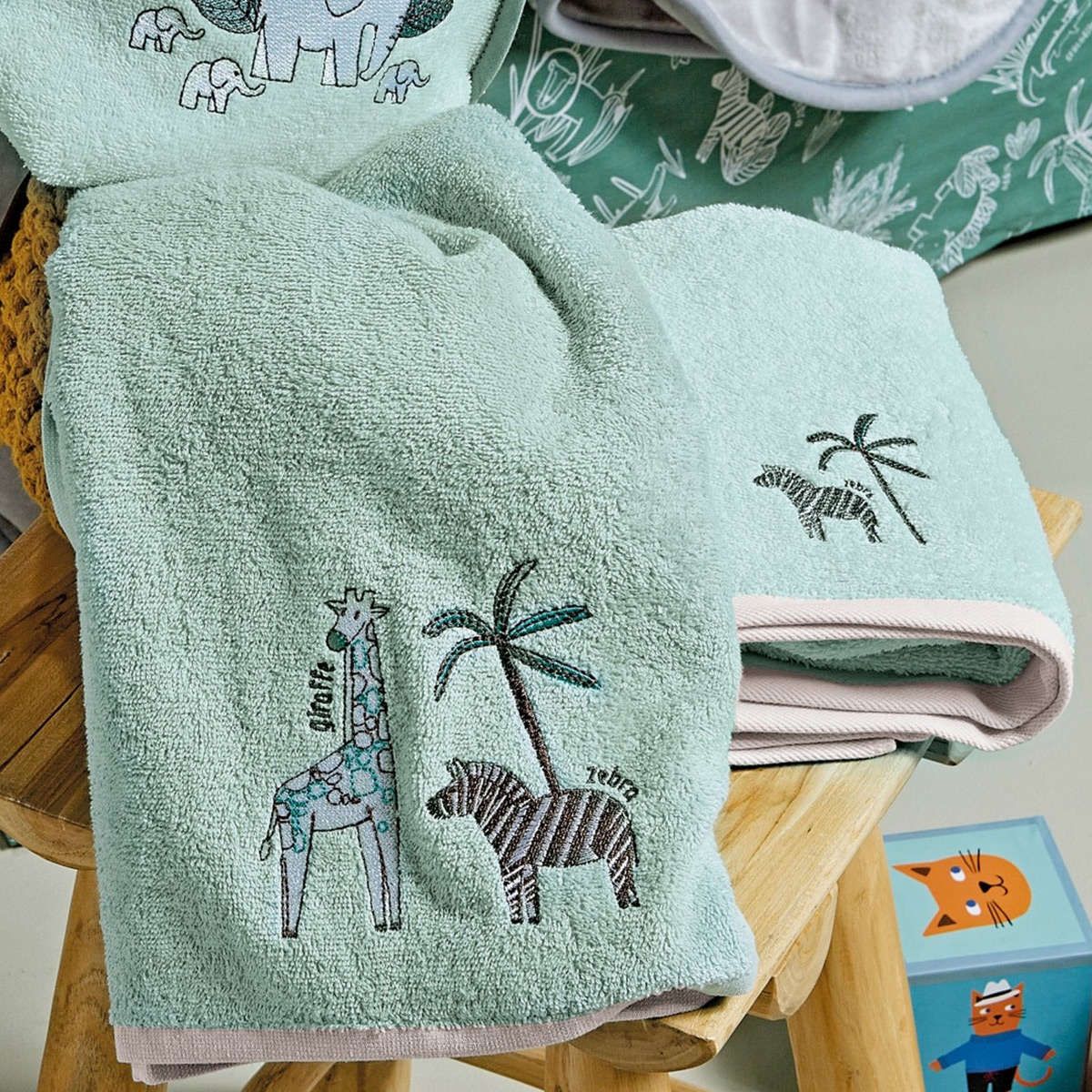 Παιδικές πετσέτες σετ 2τμχ Gazele kentia
