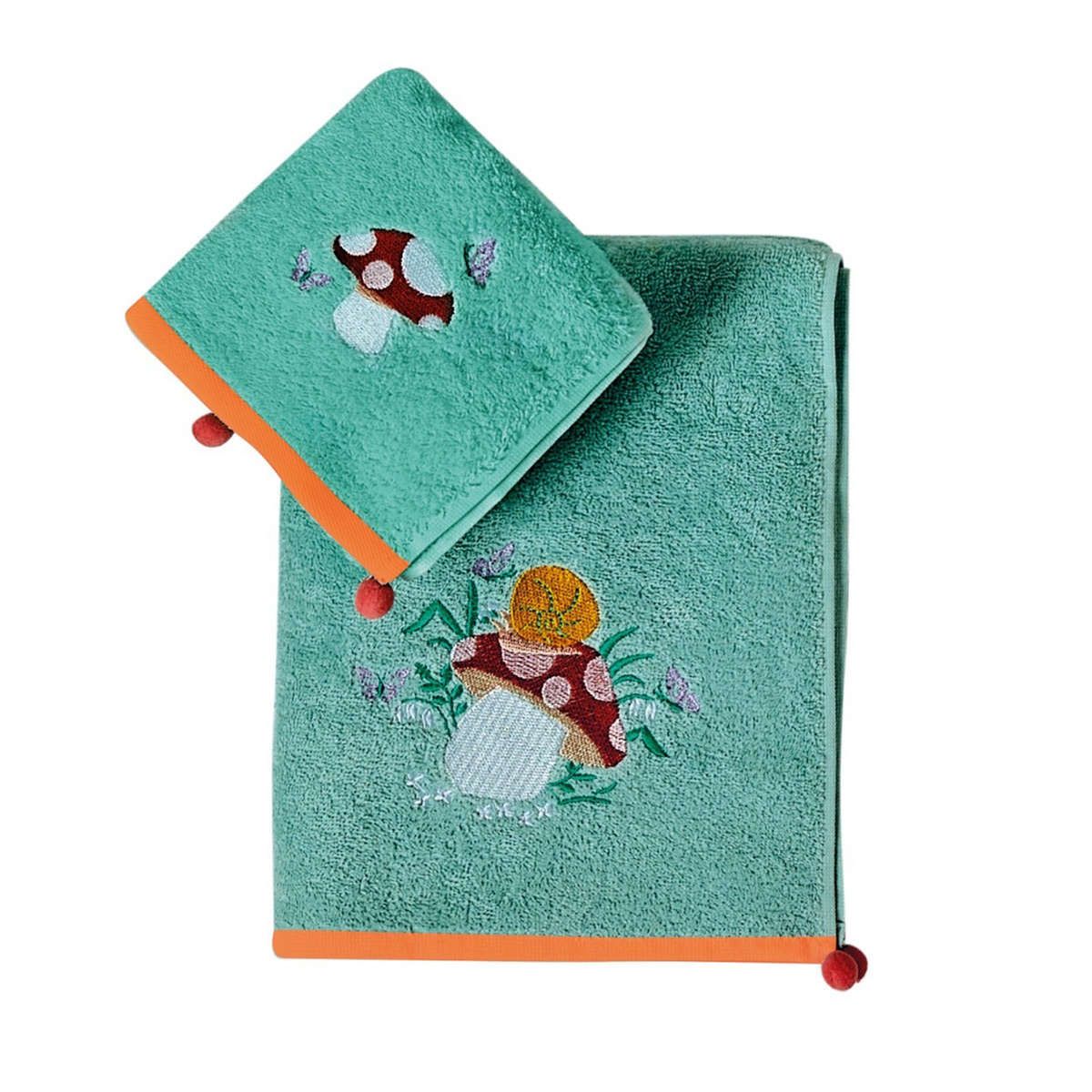 Παιδικές πετσέτες σετ 2τμχ Troufa kentia
