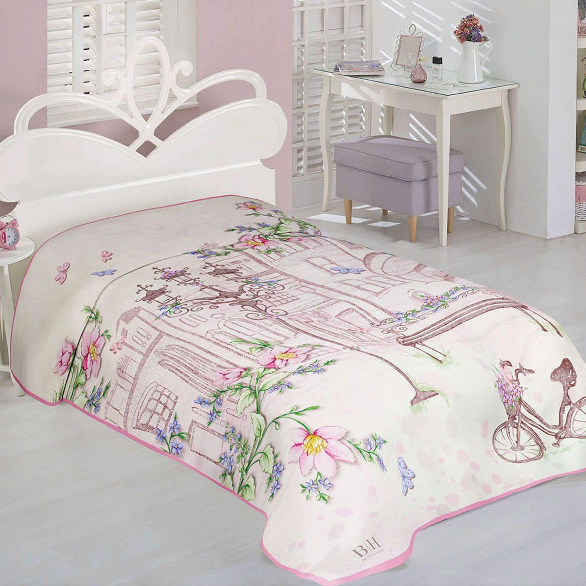 Παιδική κουβέρτα μονή Romantic Art 6107 beauty home