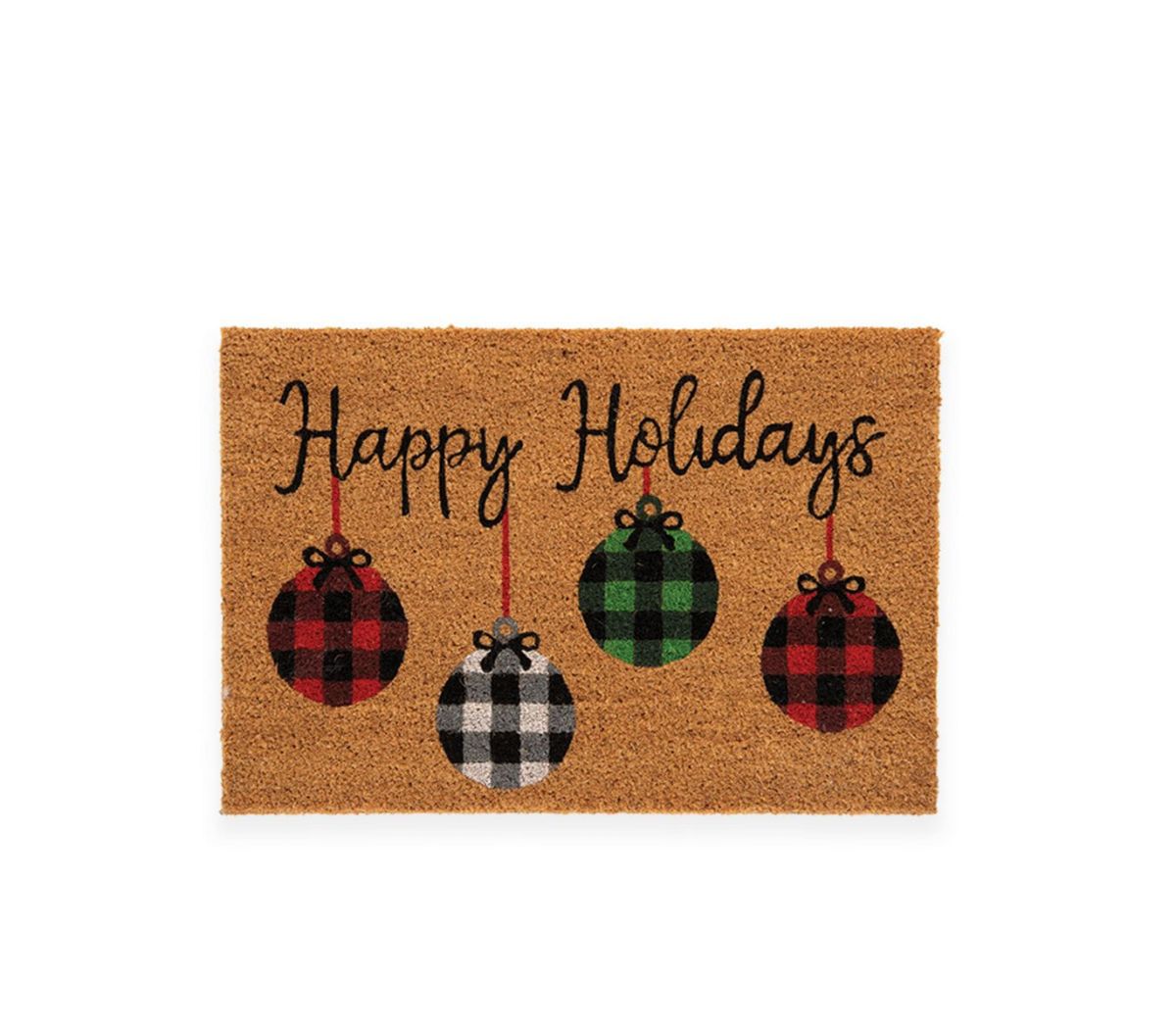 Πατάκι εισόδου Happy Holidays natural nef nef homeware