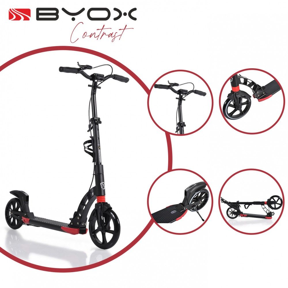 Πατίνι scooter Contrast black byox
