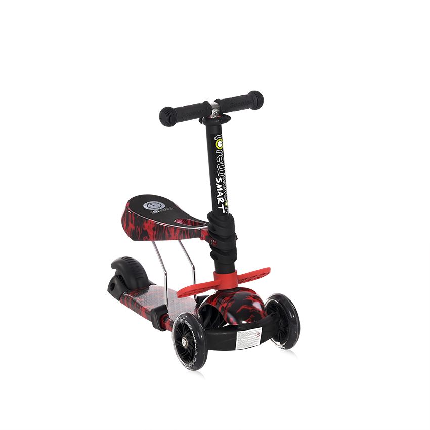 Πατίνι scooter Smart red fire lorelli